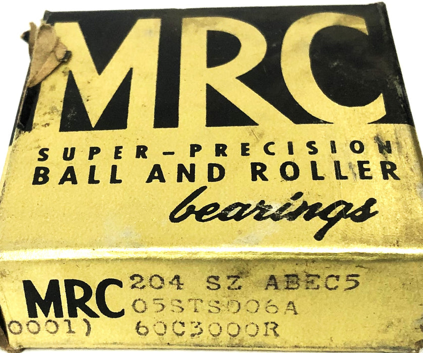 MRC Single Row Ball Bearing 204SZ [Lot of 2]