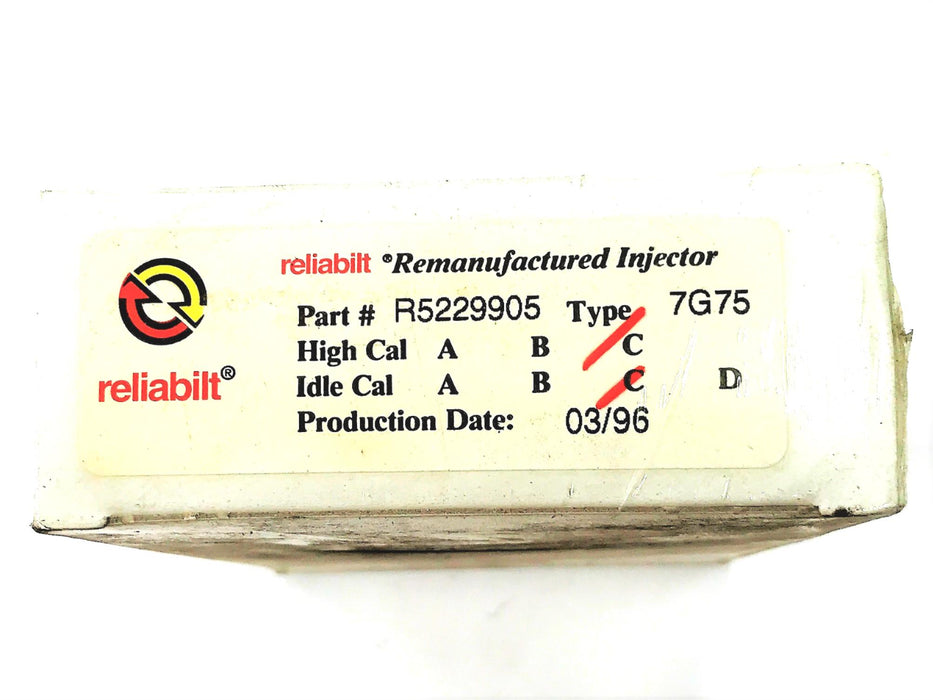 Detroit Diesel Remanufactured Injector  R5229905 NOS