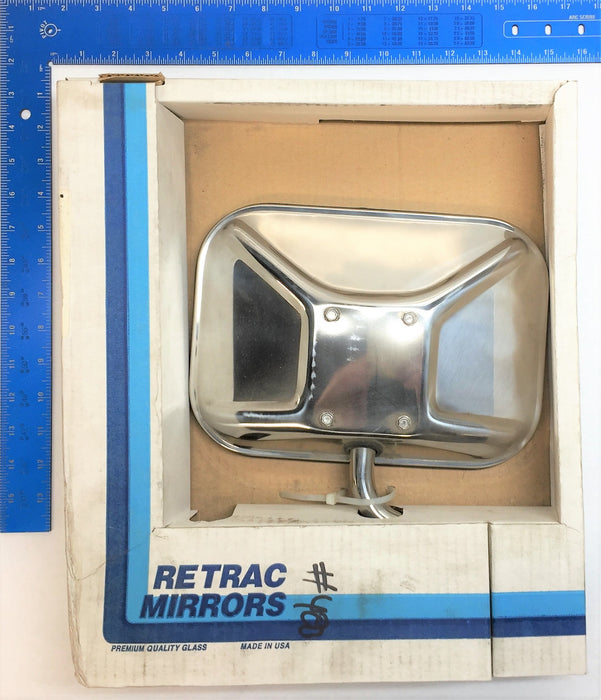 Retrac 7-1/2" X 10-1/2" Universal Mirror with Gooseneck 611600 NOS