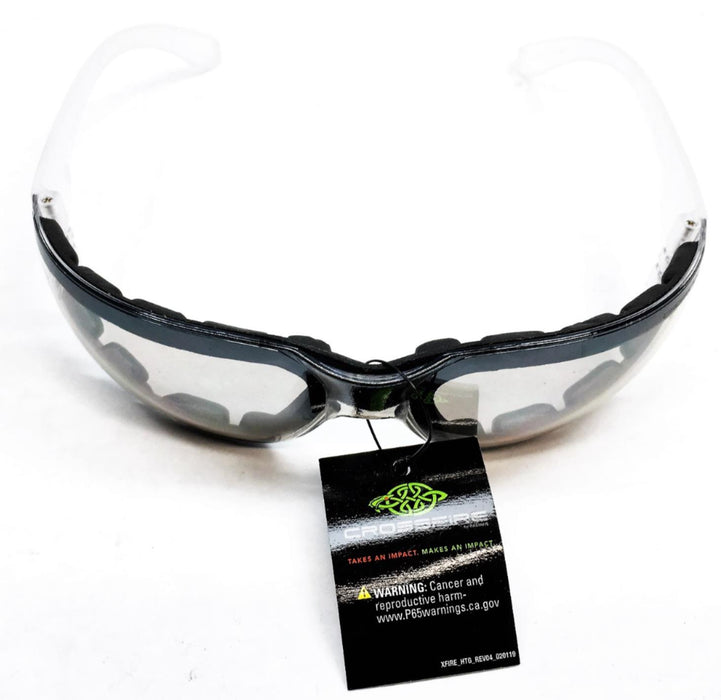 Radians Crossfire Foam Crystal I/O Anti-Fog Safety Glasses 5515AF [Lot of 3] NOS