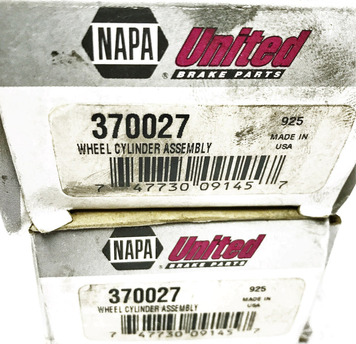 NAPA Wheel Cylinder 370027 [Lot of 2] NOS