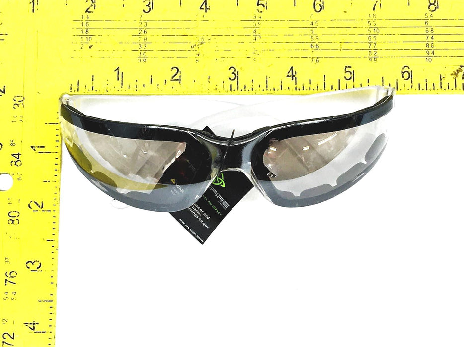 Radians Crossfire Foam Crystal I/O Anti-Fog Safety Glasses 5515AF [Lot of 3] NOS