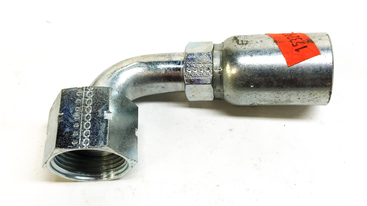 Eaton 5/8" 90 Degree Swivel Hydraulic Hose Fitting 08U-A30 [Lot of 2] NOS
