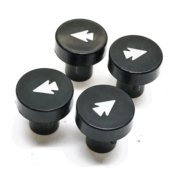 OTIS 7/8" Hot Stamped Arrow Elevator Panel Button A323AF1-20 [Lot of 4]