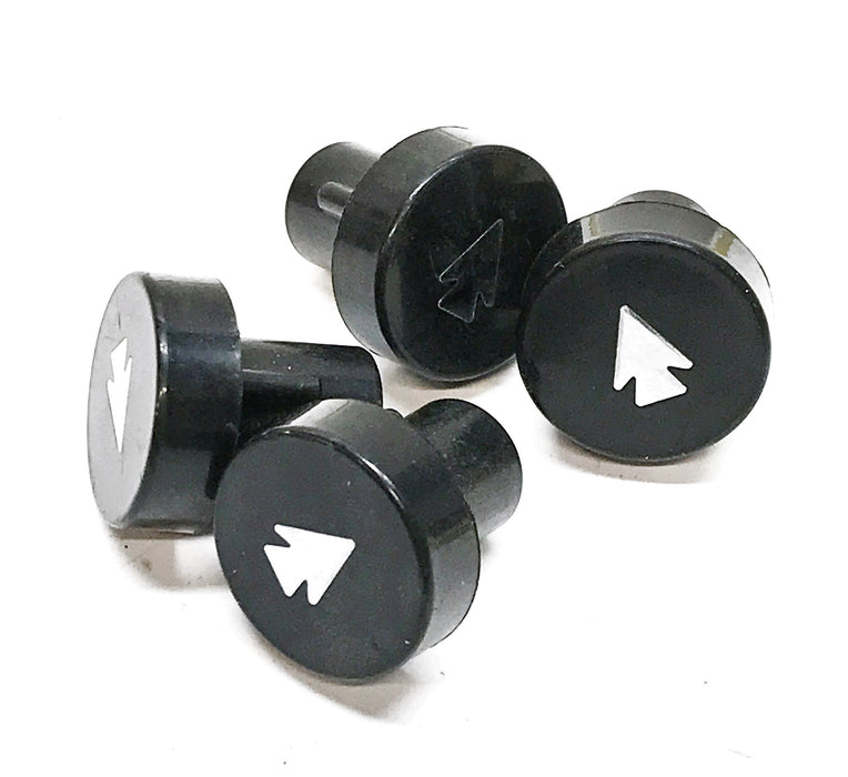 OTIS 7/8" Hot Stamped Arrow Elevator Panel Button A323AF1-20 [Lot of 4]