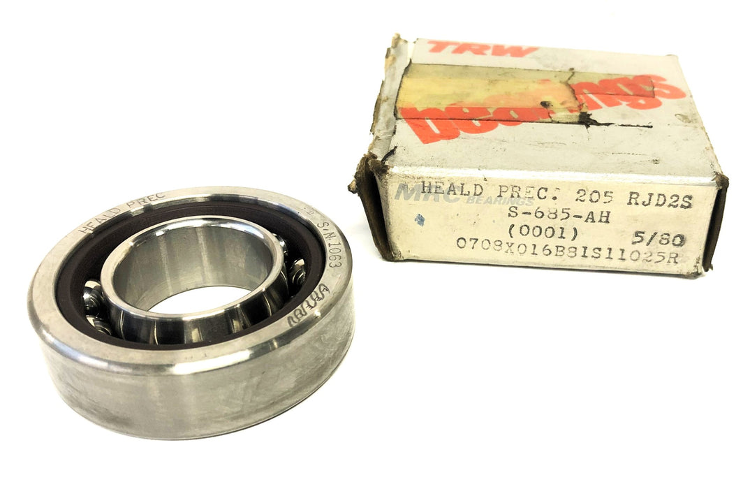 MRC TRW HEALD Angular Contact Ball Bearing 205RJD2S NOS