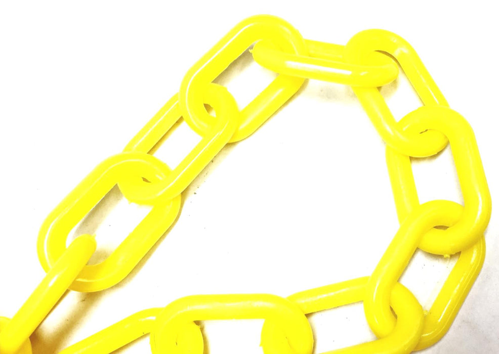 Mr. Chain 100 Foot Yellow 2 Inch Heavy Duty Plastic Chain Barrier 51002-100 NOS