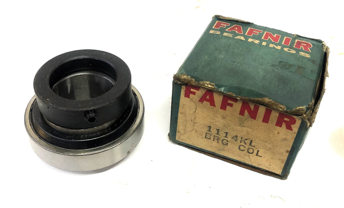 Fafnir Pillow Block Bearing Insert With Collar 1114KL NOS