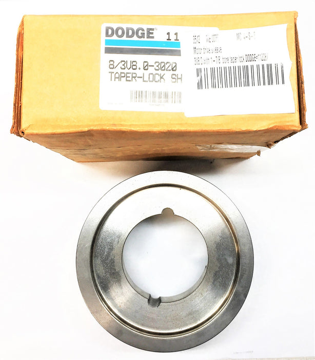 DODGE 8/3V8.0-3020 Motor Drive/Taper Lock Sheave 112087 NOS