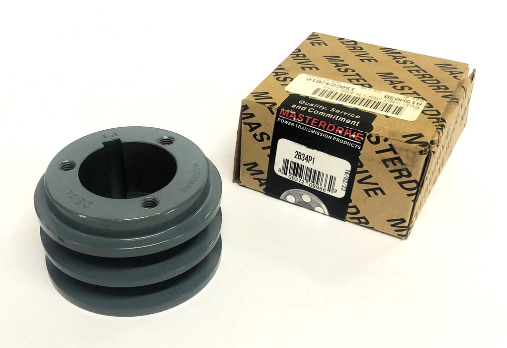 Masterdrive Double Groove Pulley 2B34P1 NOS