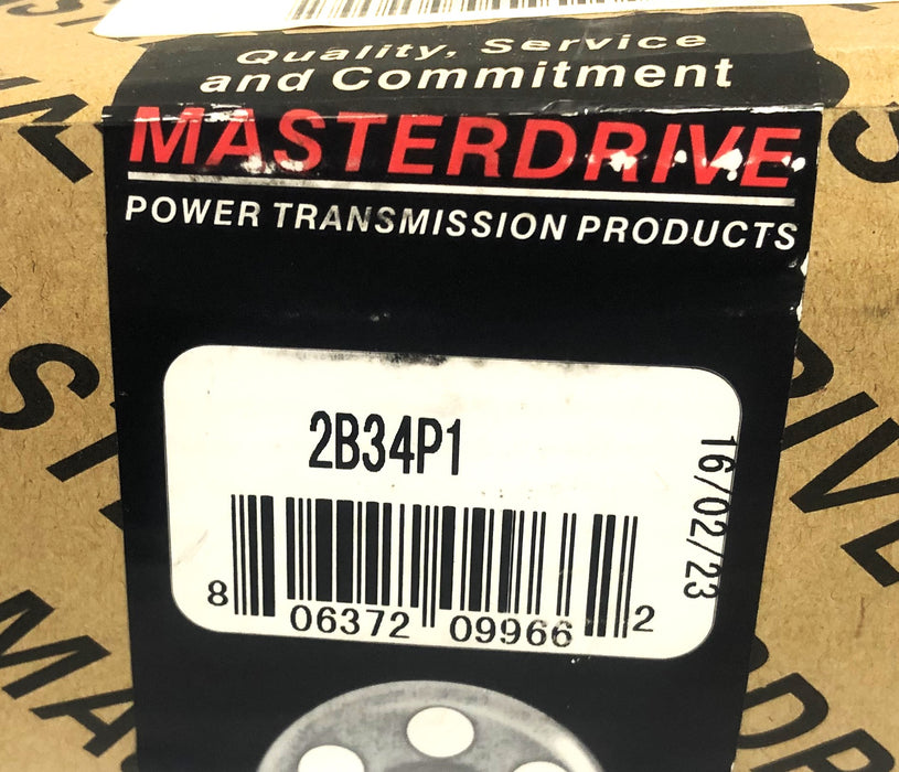 Masterdrive Double Groove Pulley 2B34P1 NOS