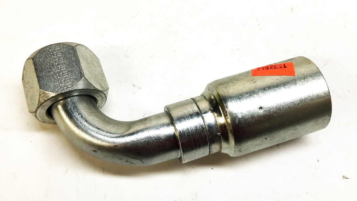 Eaton 1" x 1" 90 Degree Swivel Hydraulic Hose Fitting 16U-676 [Lot of 2] NOS