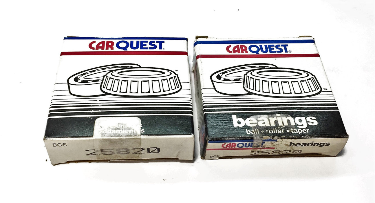 CarQuest Outer Front Race Cup Bearing 25820 [Lot of 2] NOS