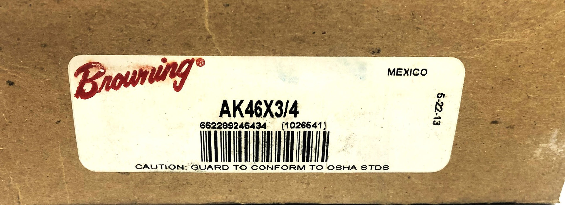 Browning Single Groove Pulley AK46X3/4 NOS