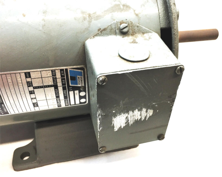 Howell 208-230/460V 6.6/3.3Amp 850RPM 2HP Industrial Motor 9800 REFURBISHED