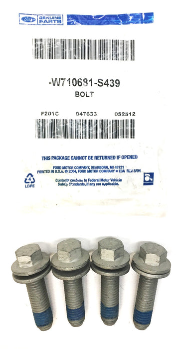 Ford Genuine Parts Caliper Bolt W710681-S439 (W710681S439) [Lot of 4] NOS