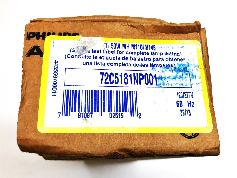 Philips Lighting Ballast 72C5181NP001 NOS