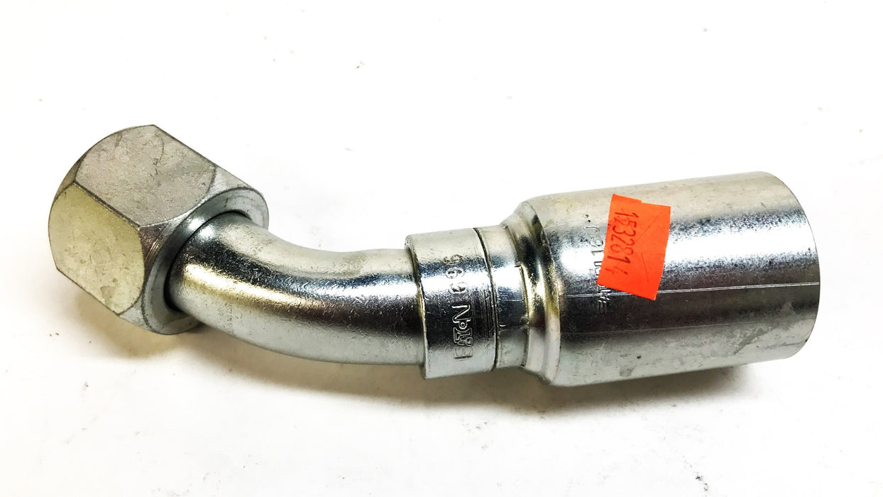 Eaton 1" x 1" 45 Degree Swivel Hydraulic Hose Fitting 16U-696 NOS