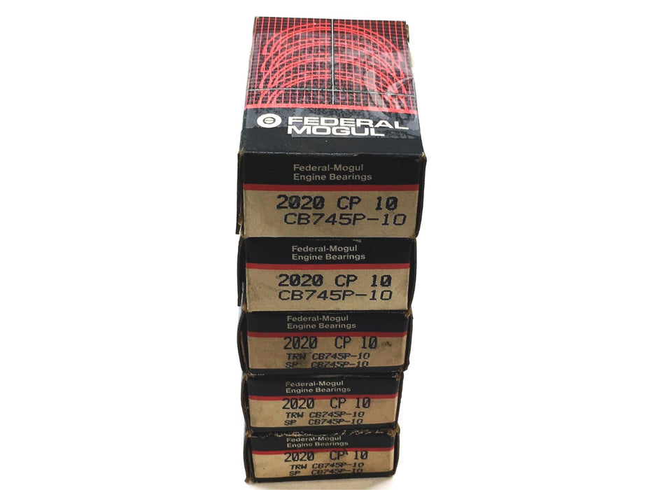 Federal Mogul Engine Bearing 2020CP-10 (CB745P-10) [Lot of 5] NOS