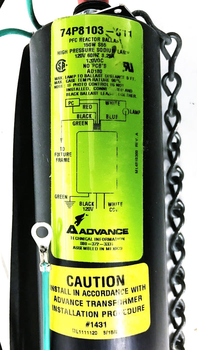 Philips Advance Postline Ballast 74P8103011 NOS