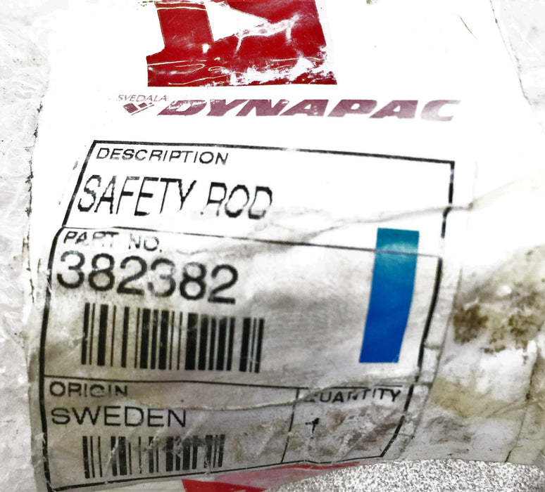 Dynapac Safety Rod 382382 NOS