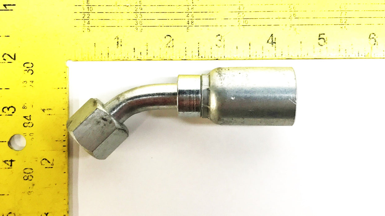 Eaton 1/2" 45 Degree Swivel Hydraulic Hose Fitting 08U-688 [Lot of 4] NOS