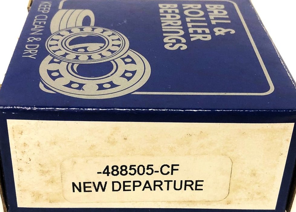 New Departure Ball Bearing With Snap Ring 488505CF [Lot of 2] NOS