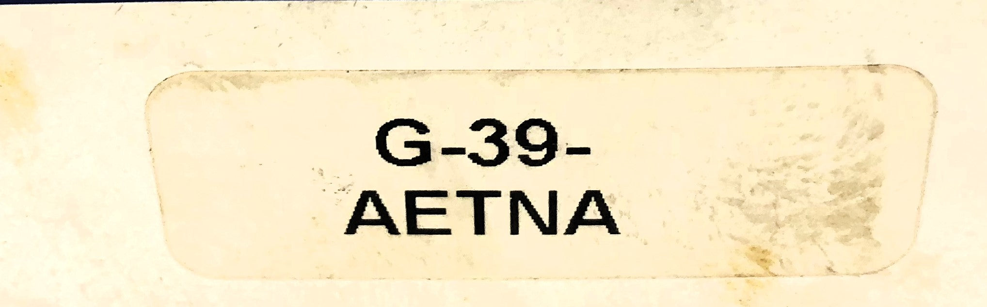 Aetna Thrust Ball Bearing G-39 NOS
