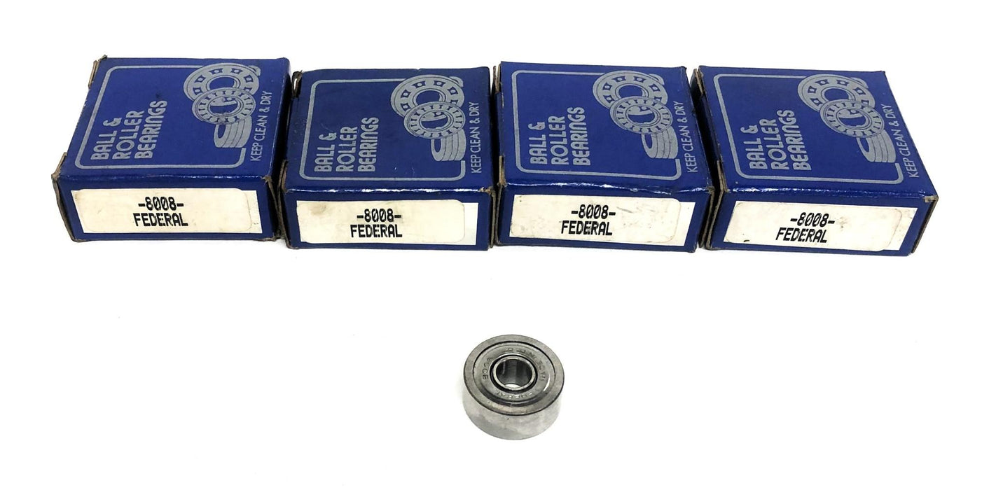 Federal Mogul Single Row Ball Bearing 8008 [Lot of 4] NOS