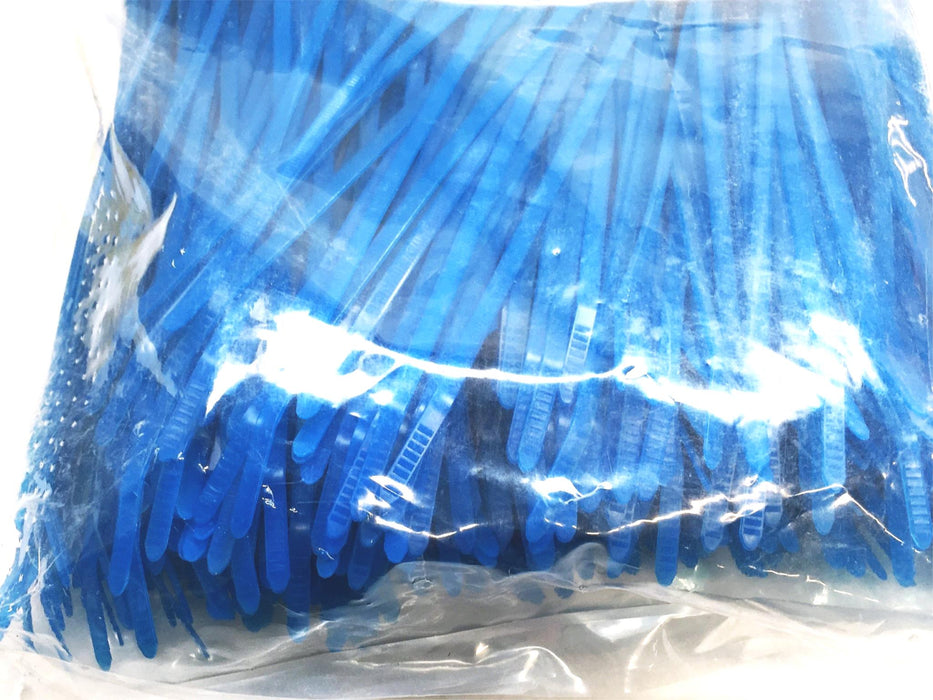 Ty-Flot 1000 PCS 14.6 Inch 50LB Aqua Blue Tefzel Cable Ties TY1450TZM NOS
