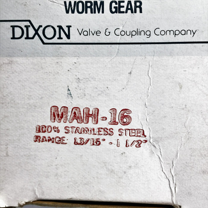 Dixon Hose Clamps MAH-16 [Lot of 4] NOS