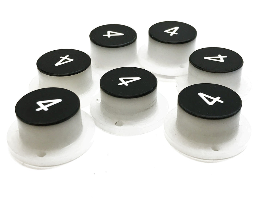 SRW Elevator Push Button Cap Marked "4" [Lot of 7] NOS