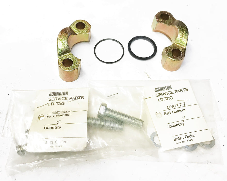 Johnston Sweeper/FMC 1" Split Flange Assembly 380198 NOS