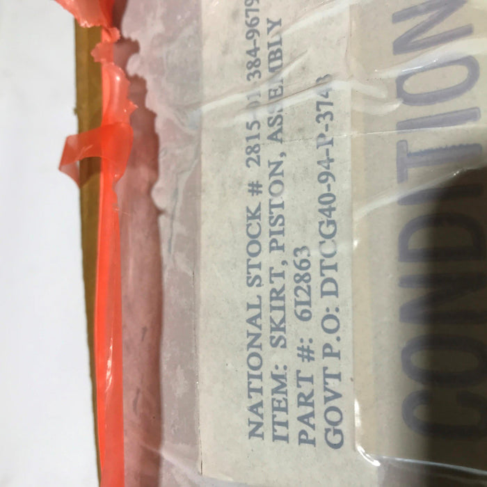 Caterpillar CAT OEM Piston Skirt Assembly 6I2863 NOS