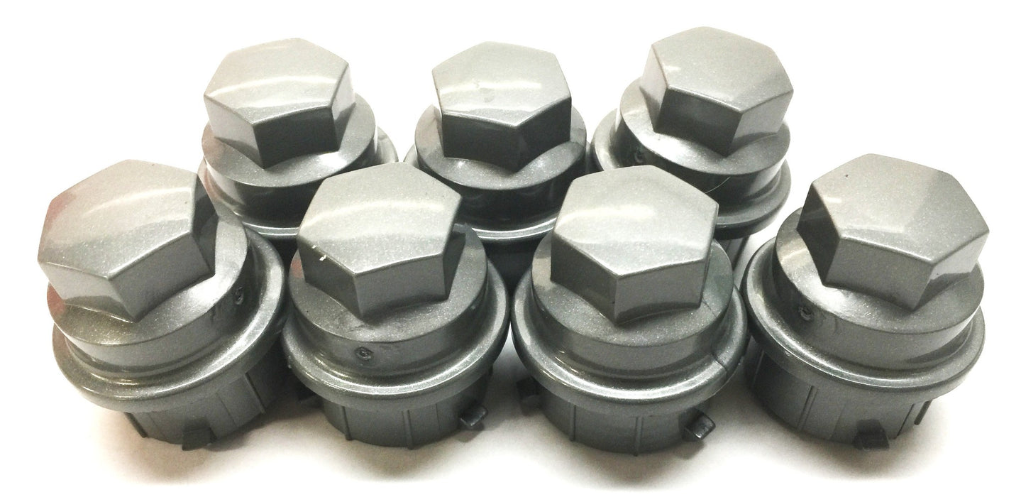 General Motors/GM Gray Plastic Wheel Nut 09595118 (78-03199A) [Lot of 7] NOS