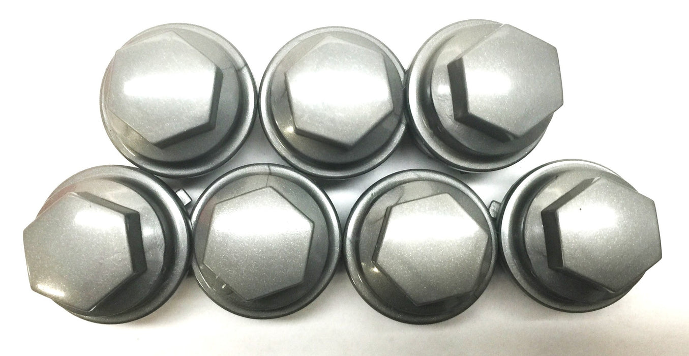 General Motors/GM Gray Plastic Wheel Nut 09595118 (78-03199A) [Lot of 7] NOS
