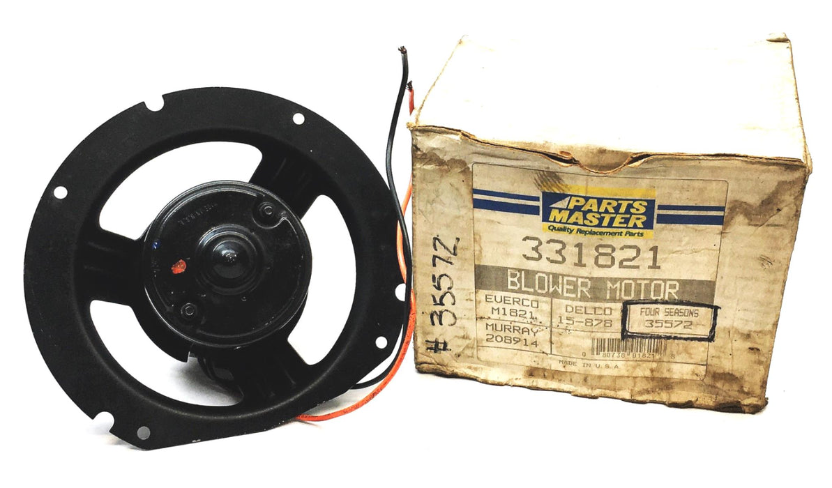 Parts Master Blower Motor 331821 NOS