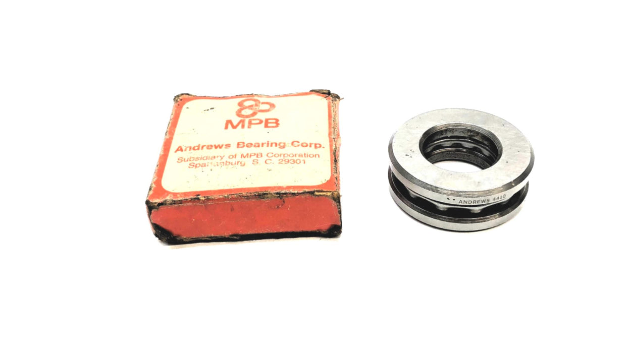 Andrews Thrust Ball Bearing 4410 NOS