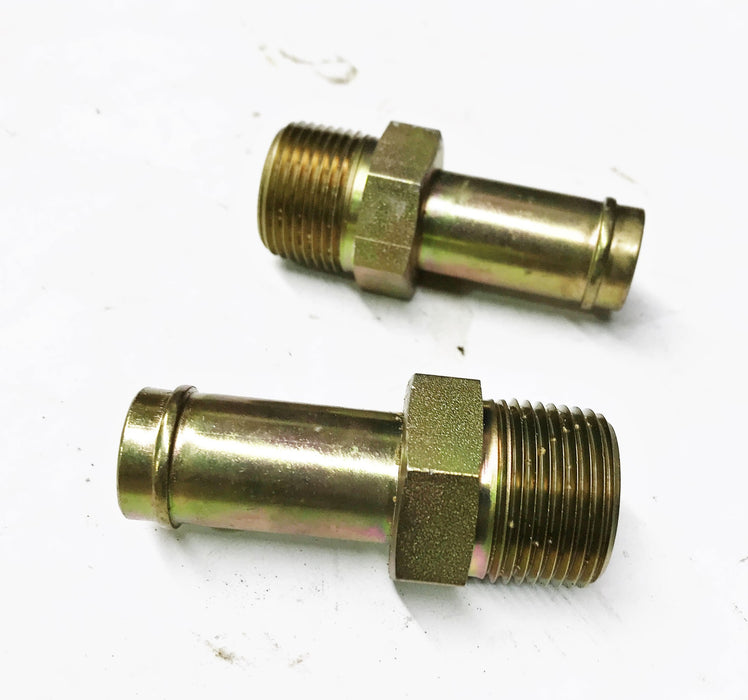 Johnston/Global 3/4" x 3/4" Hose Nipple 053518 [Lot of 2] NOS