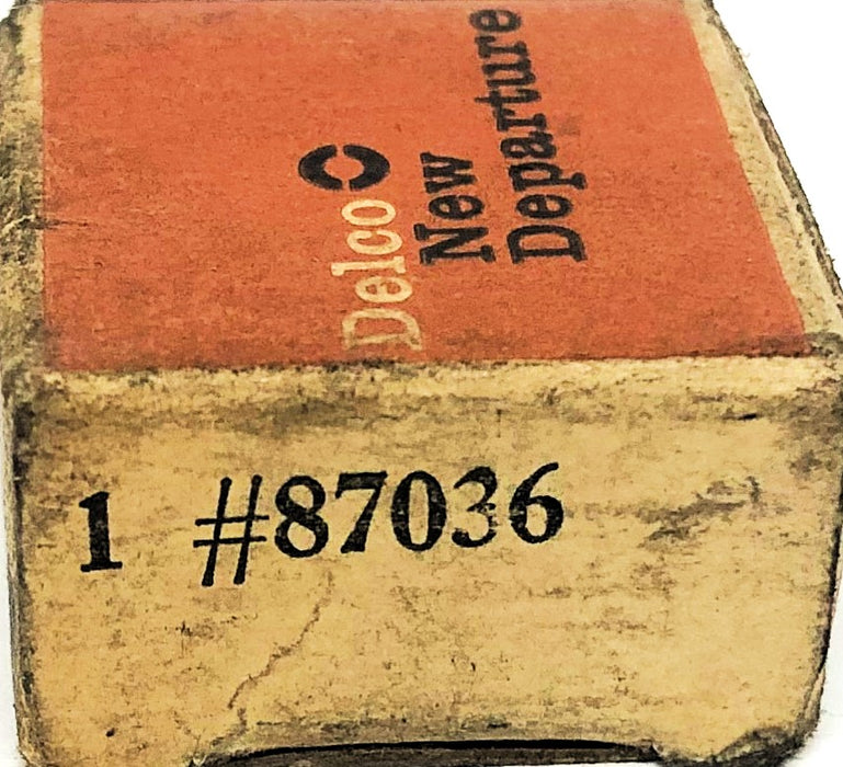 New Departure Single Row Ball Bearing 87036 [Lot of 2] NOS