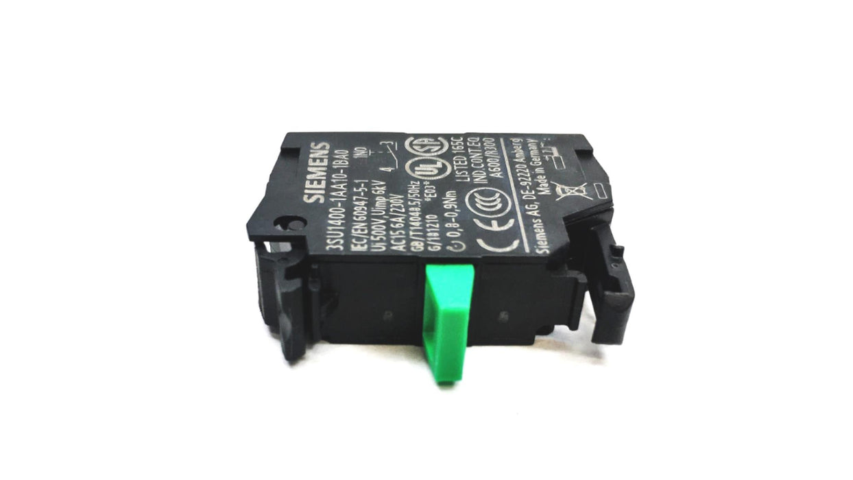 Siemens Push Button 3SU1100-0AB40-1BA0 NOS