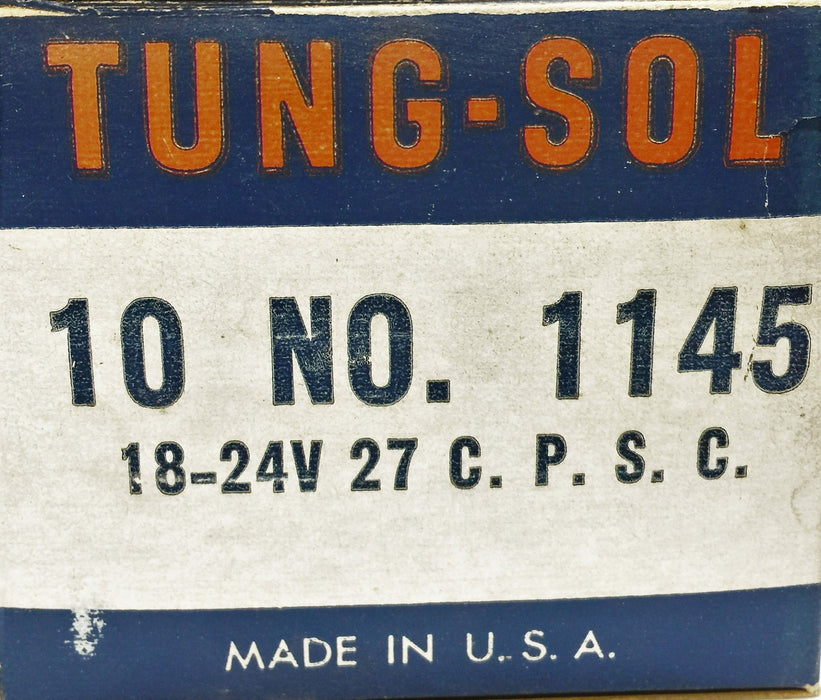 Tung-Sol Auto Lamp Bulbs 1145 [Lot of 10] NOS