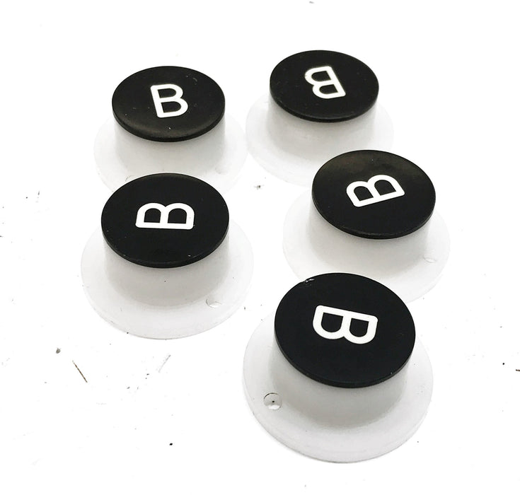 SRW Elevator Push Button Cap Marked "B" [Lot of 5] NOS