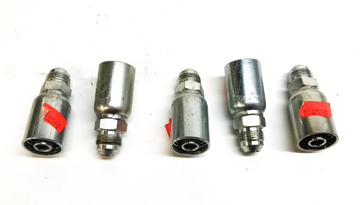 Eaton Weatherhead 1/2" Crimp Hydraulic Hose Fitting 08U-508 [Lot of 5] NOS