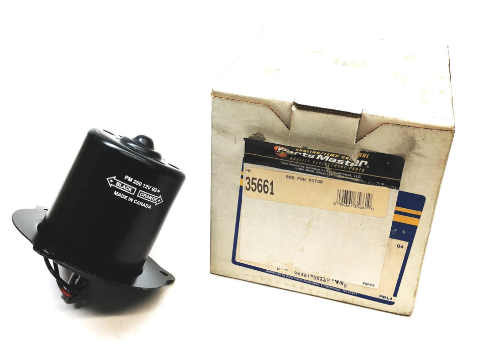 Parts Master 12V Radiator Blower Motor 35661 NOS