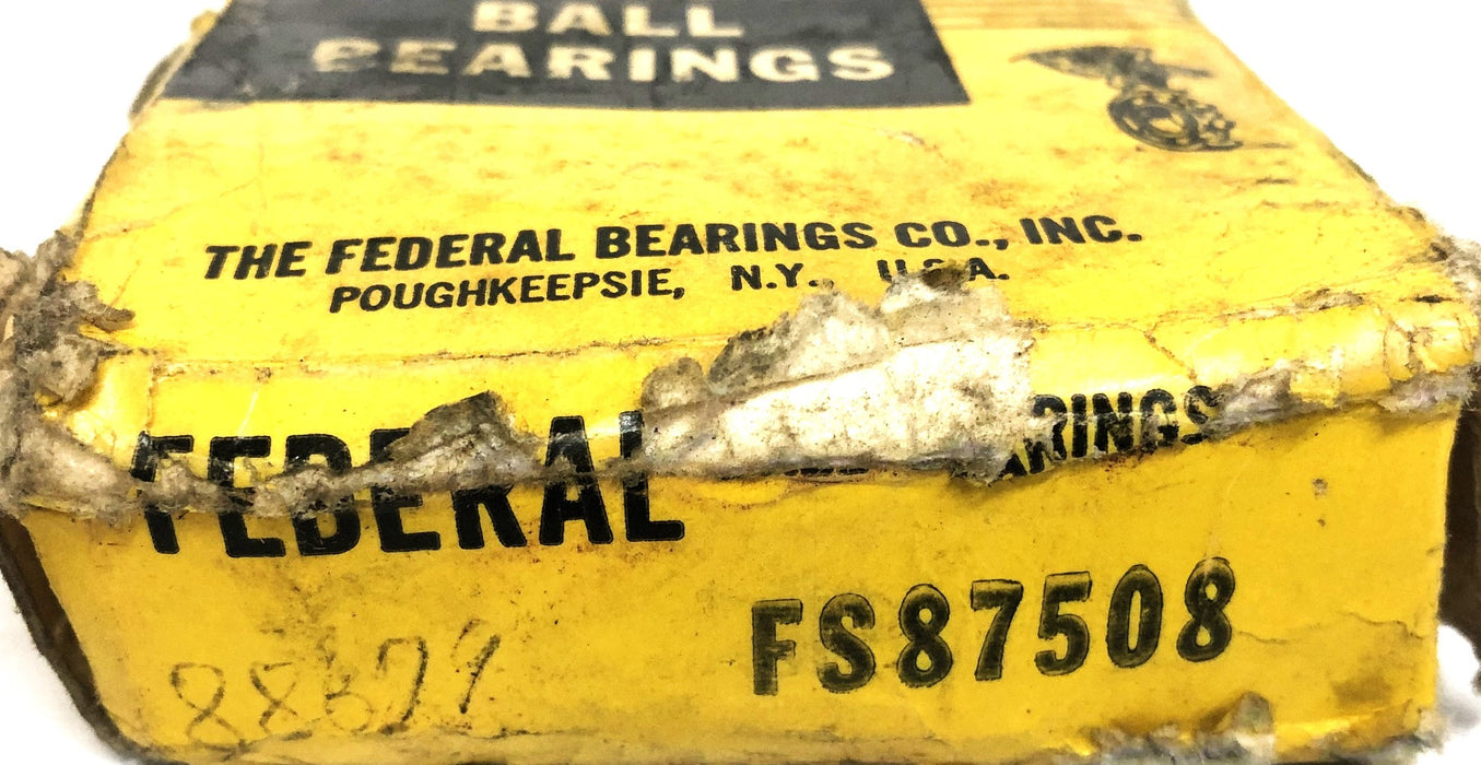 Federal Mogul Single Row Ball Bearing FS87508 NOS