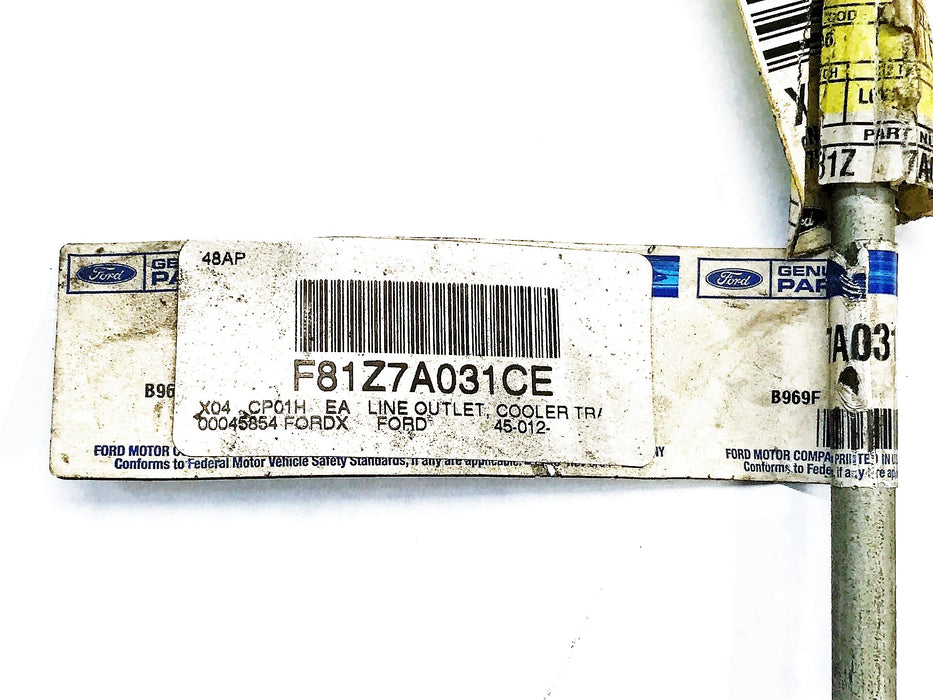 Ford OEM Oil Cooler Hose Assembly F81Z-7A031-CE NOS