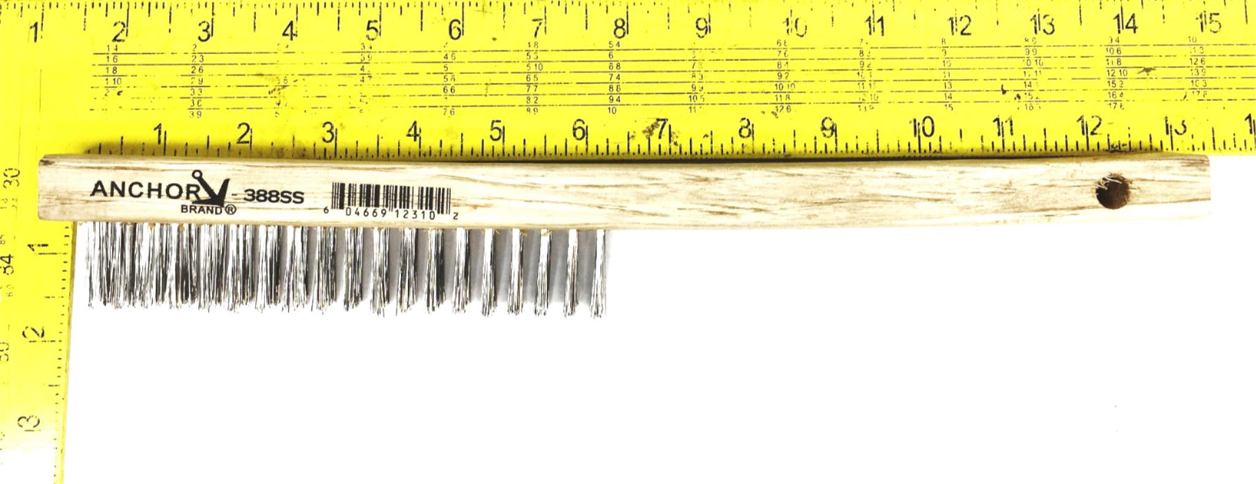 Anchor Curved Handle Scratch Brush 388SS [Lot of 4] NOS
