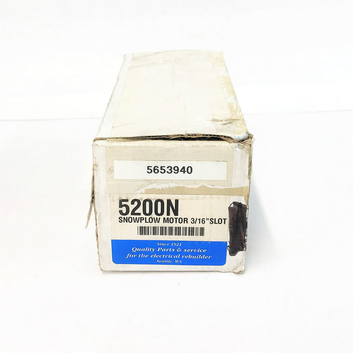 Unbranded Snow Plow Motor 3/16" Slot 5200N NOS