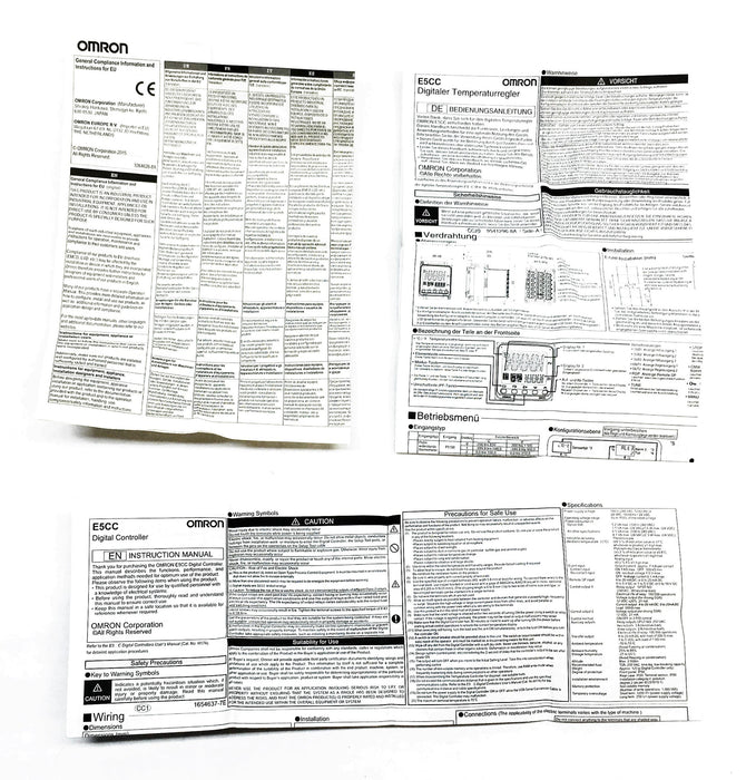 Omron Multi-Range 24V AC/DC 50/60Hz Digital Controller E5CC-RX3D5M-000 NOS